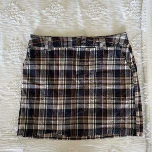 Vintage Y2K Plaid Mini Skirt